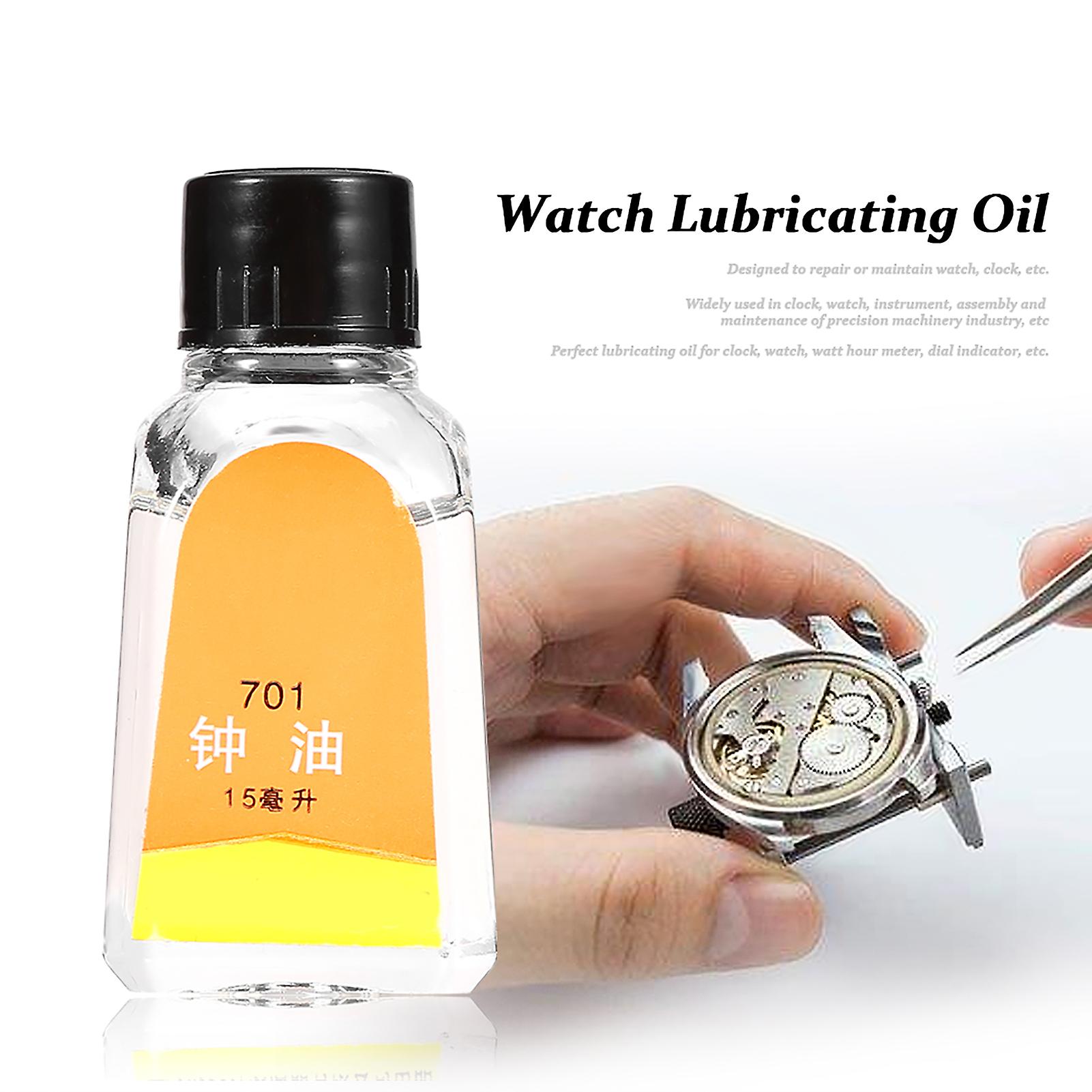 15ml Watch Clock Lubricating Oil Repair Maintaining Tool Accessory