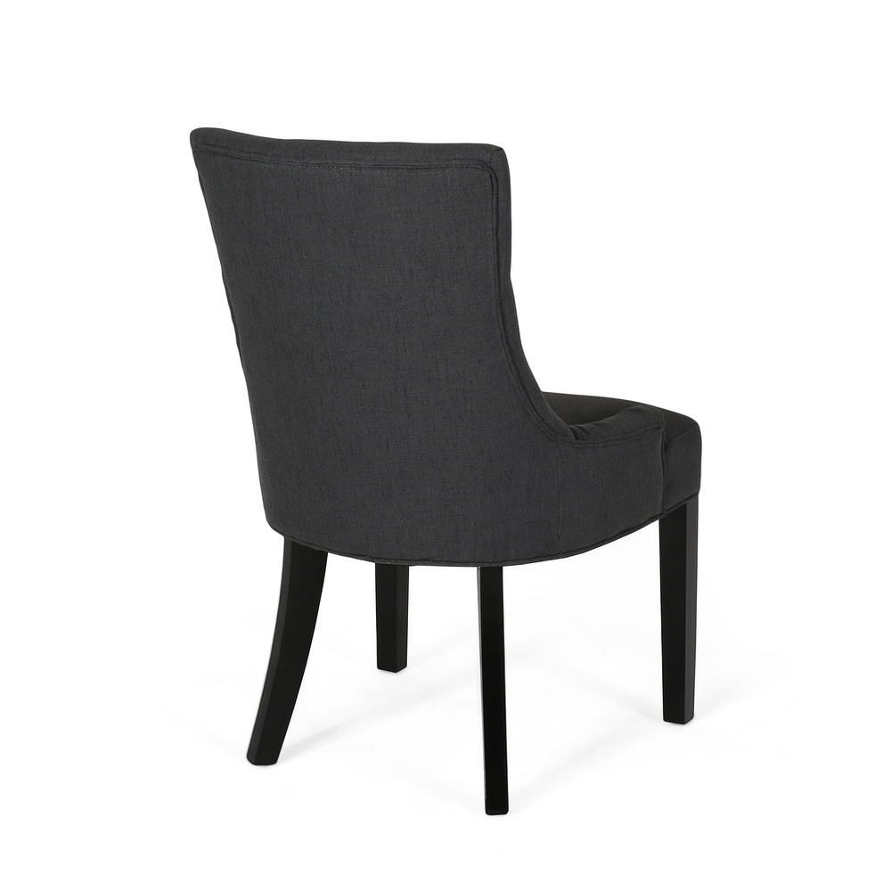 Hayden Modern Tufted Fabric Dining Chairs (Set of 4) by Christopher Knight Home