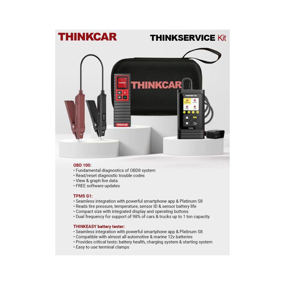 Thinkcar Automotive Diagnostic Scan Tool TPMS OBD2 Service Kit 309030017