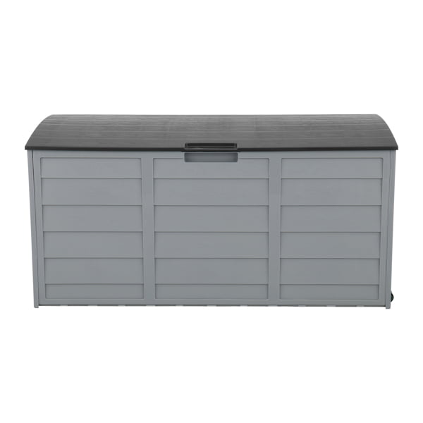 75 Gallon Outdoor Plastic Storage Deck Box for Garden Patio All Weather Resin Storage