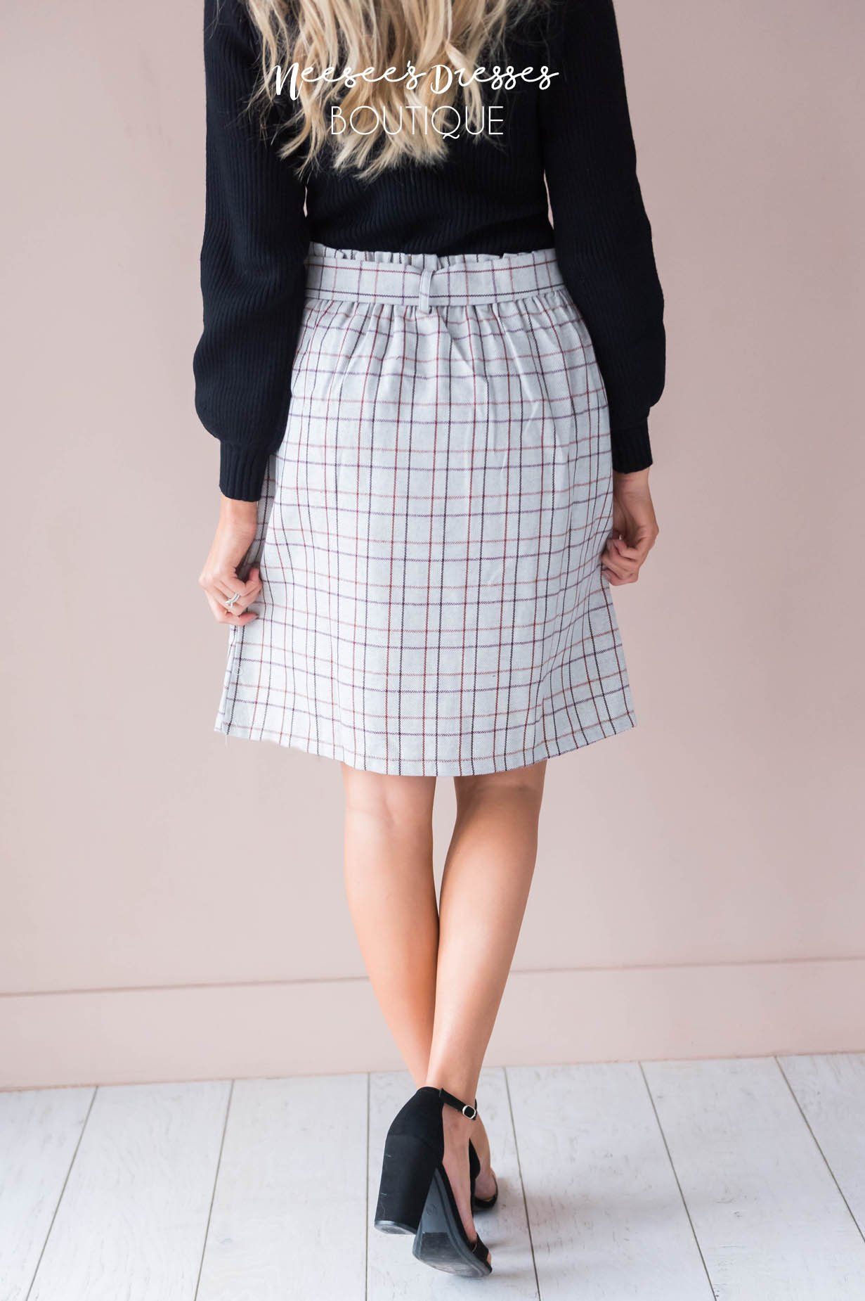 Mad About Plaid Skirt