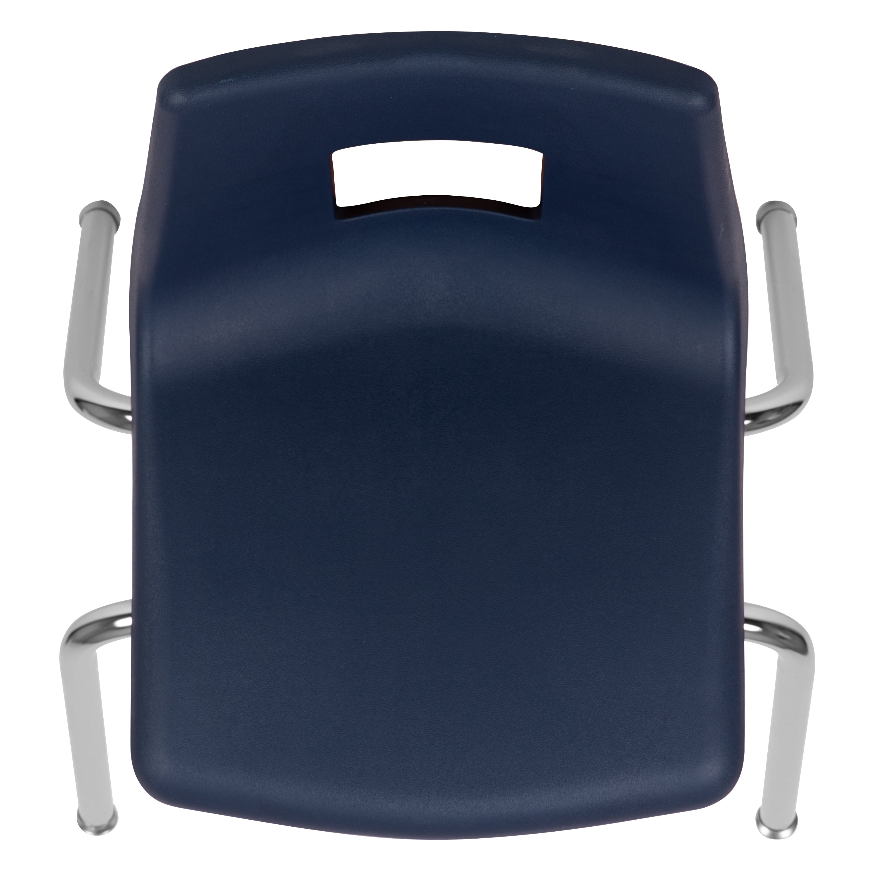 Emma + Oliver Navy Student Stack School Chair - 16-inch