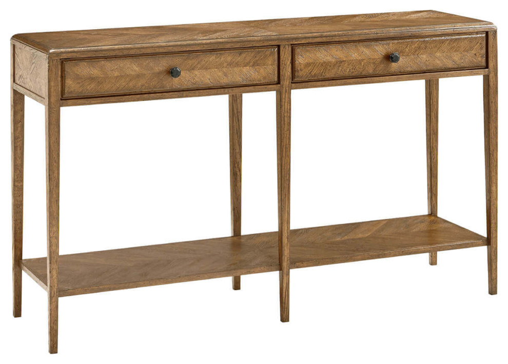 Italian Neo Classic Oak Console Table Light   Transitional   Console Tables   by English Georgian America  Houzz