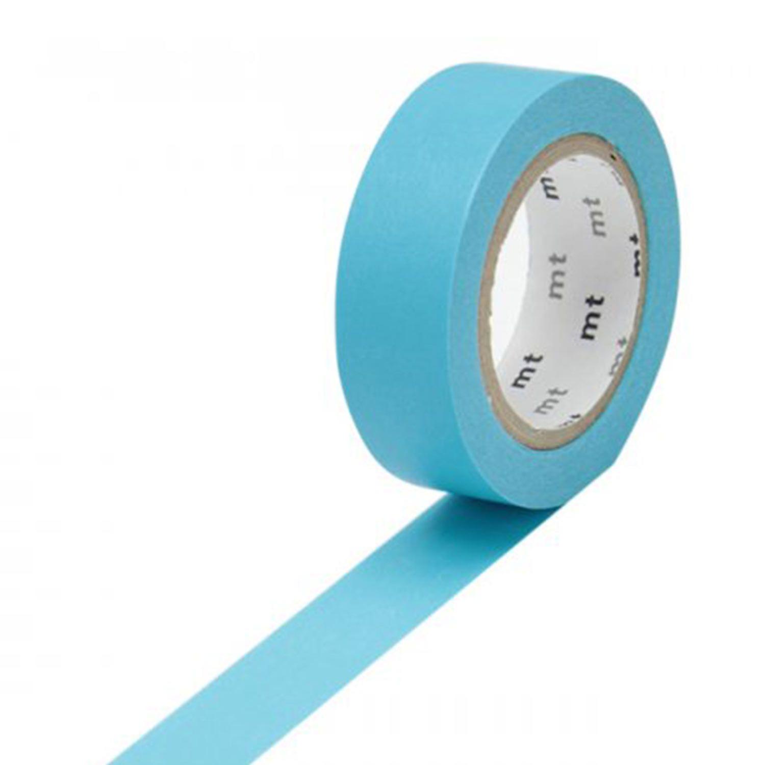 Masking tape unicolor - Blue - 1，5 cm x 7 m