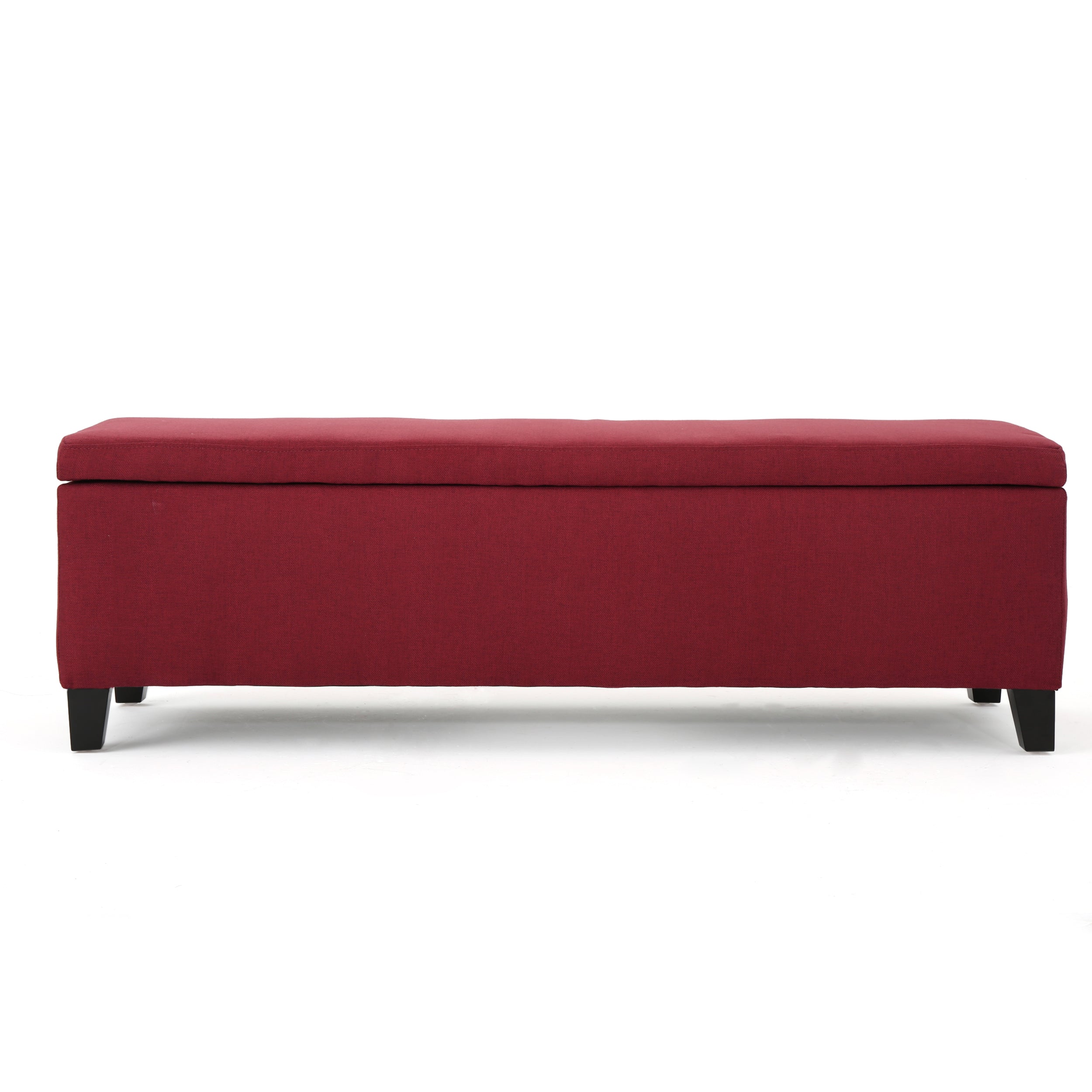 Clor Fabric Rectangle Storage Ottoman Bench