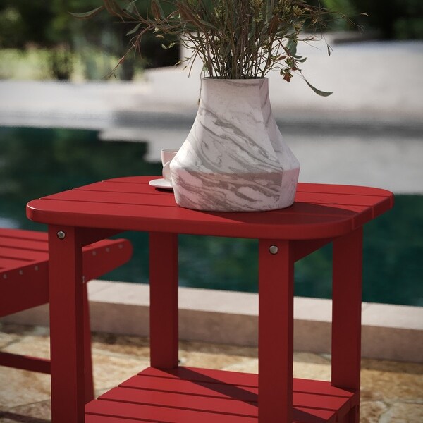 AllWeather Adirondack Style Patio Side Table