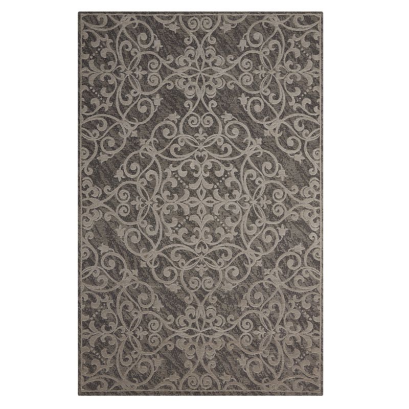 Nourison Damask Anchor Area Rug