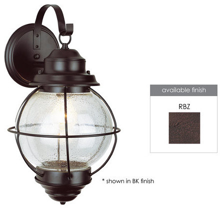 1 Light Coach Lantern   Beach Style   Outdoor Wall Lights And Sconces   by Buildcom  Houzz