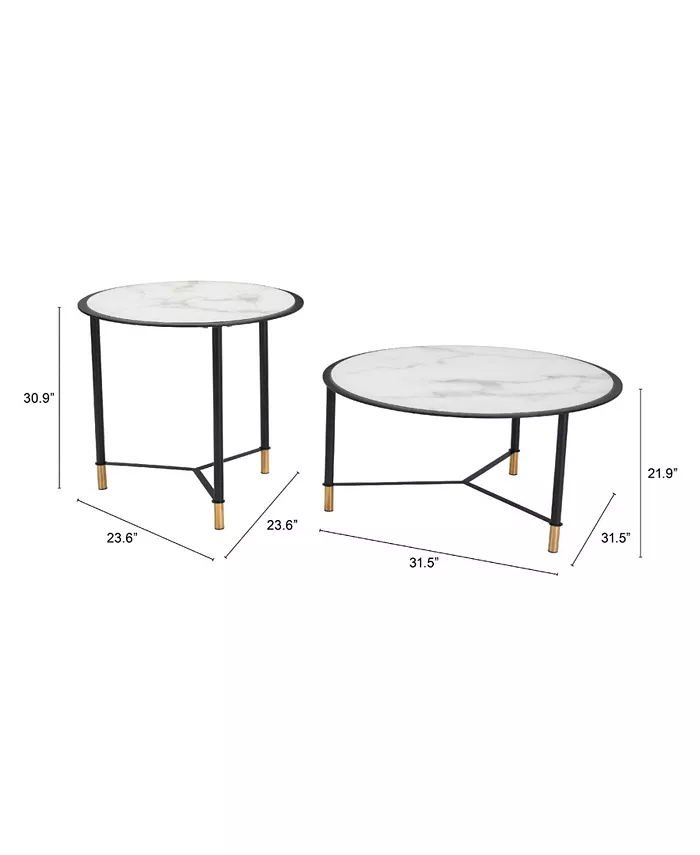 Zuo Davis Coffee Table Set