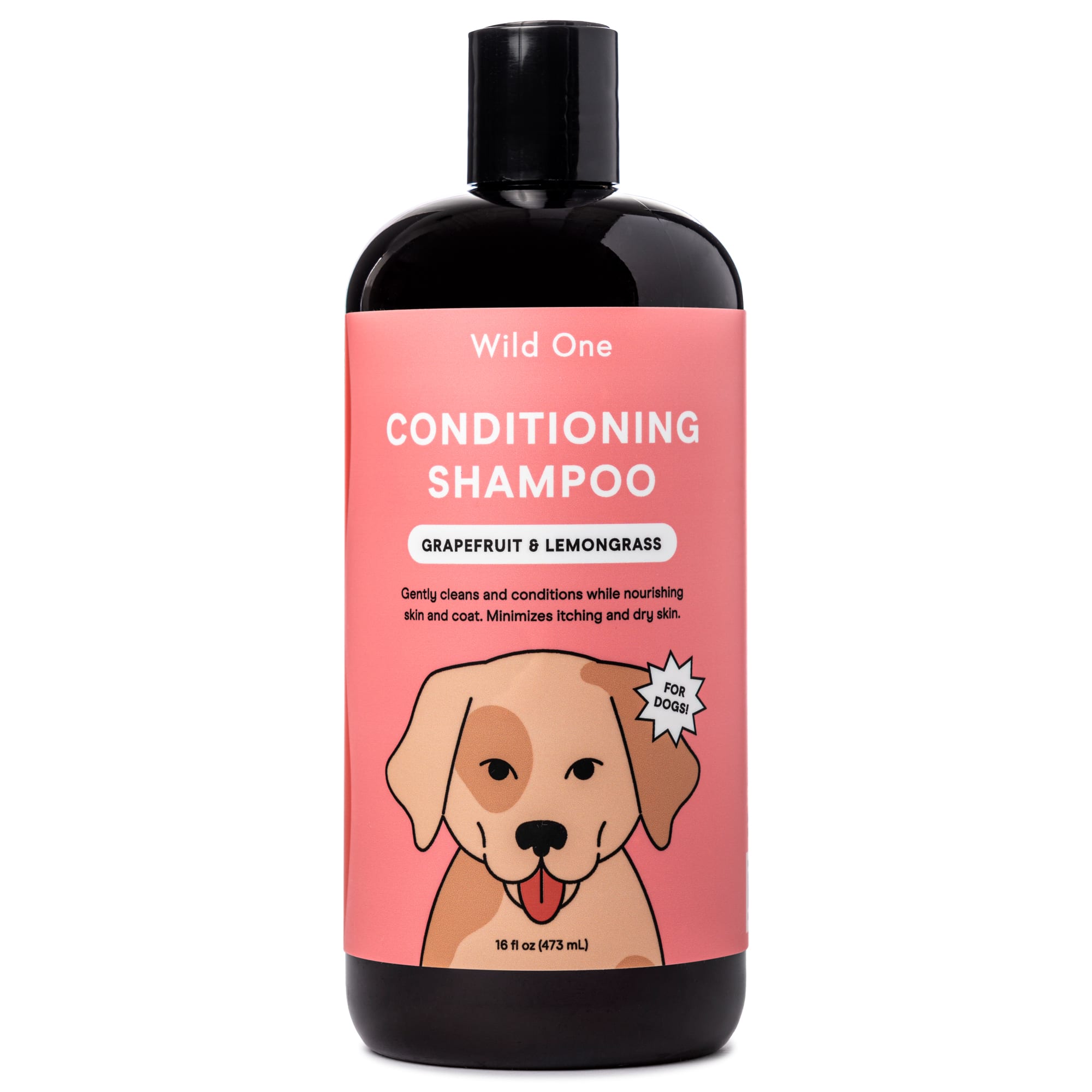 Wild One Grapefruit  Lemongrass Conditioning Shampoo for Dogs， 16 fl. oz.