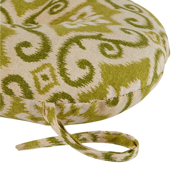 Shoreham Ikat Outdoor Bistro Chair Cushions Kensington Garden