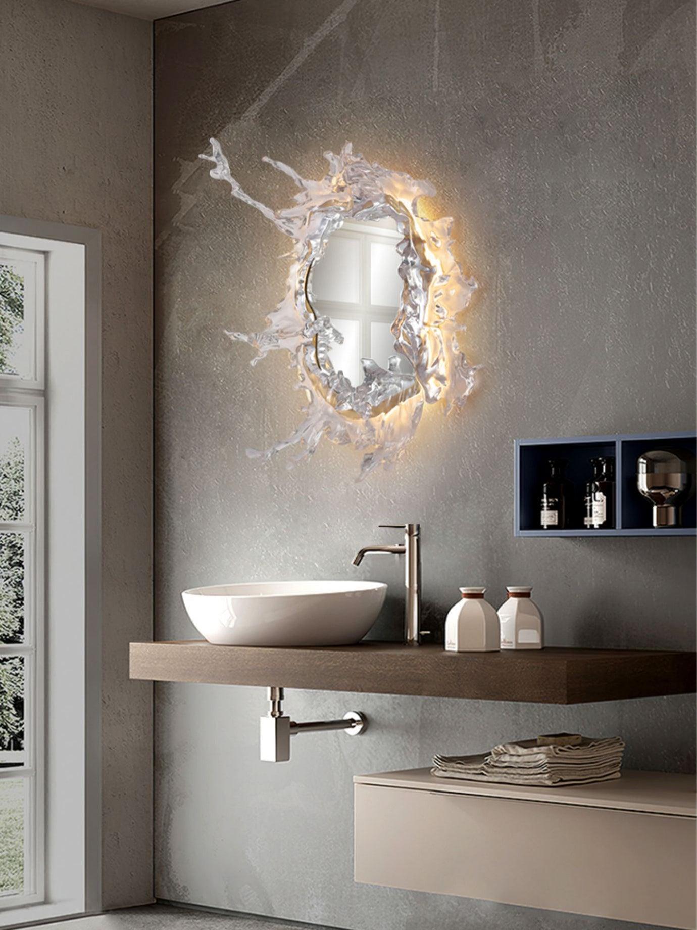 Water Drop Mirror Wall Lamp