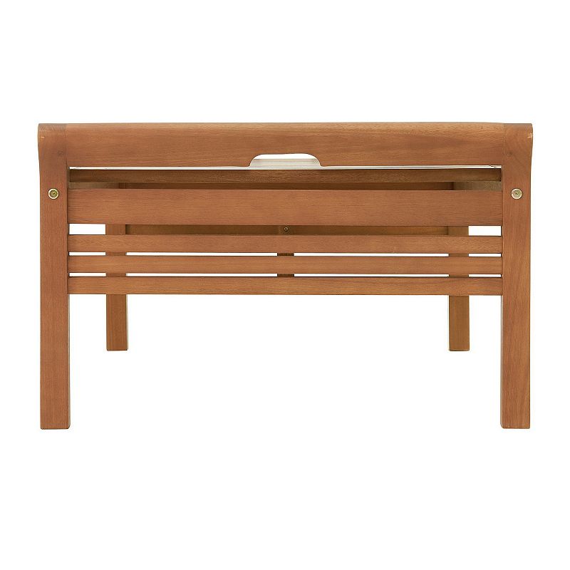 Alaterre Furniture Stamford Patio Rectangle Coffee Table