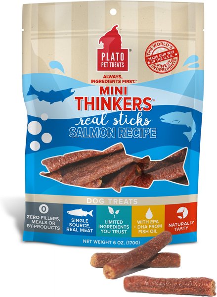 Plato Mini Thinkers Salmon Recipe Dog Treats