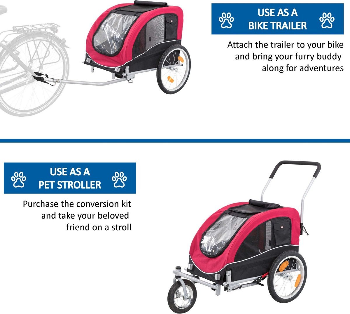 TRIXIE Dog Bike Trailer