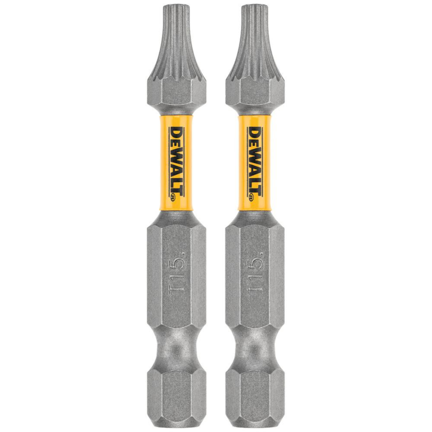 DW Max Fit Torx T15 X 2 in. L Power Bit S2 Tool Steel 2 pc