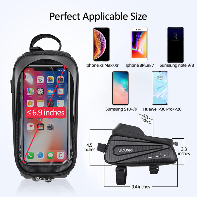 MLD Outdoor Cycling Waterproof Bike Accessories With Mobile Phone Screen Touch Bicycle Package Bike Bag for Mountain Road Bike