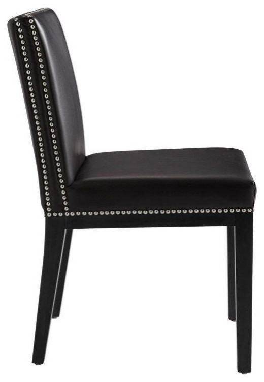 Marland Dining Chair Black  Set of 2   Transitional   Dining Chairs   by Virgil Stanis Design  Houzz