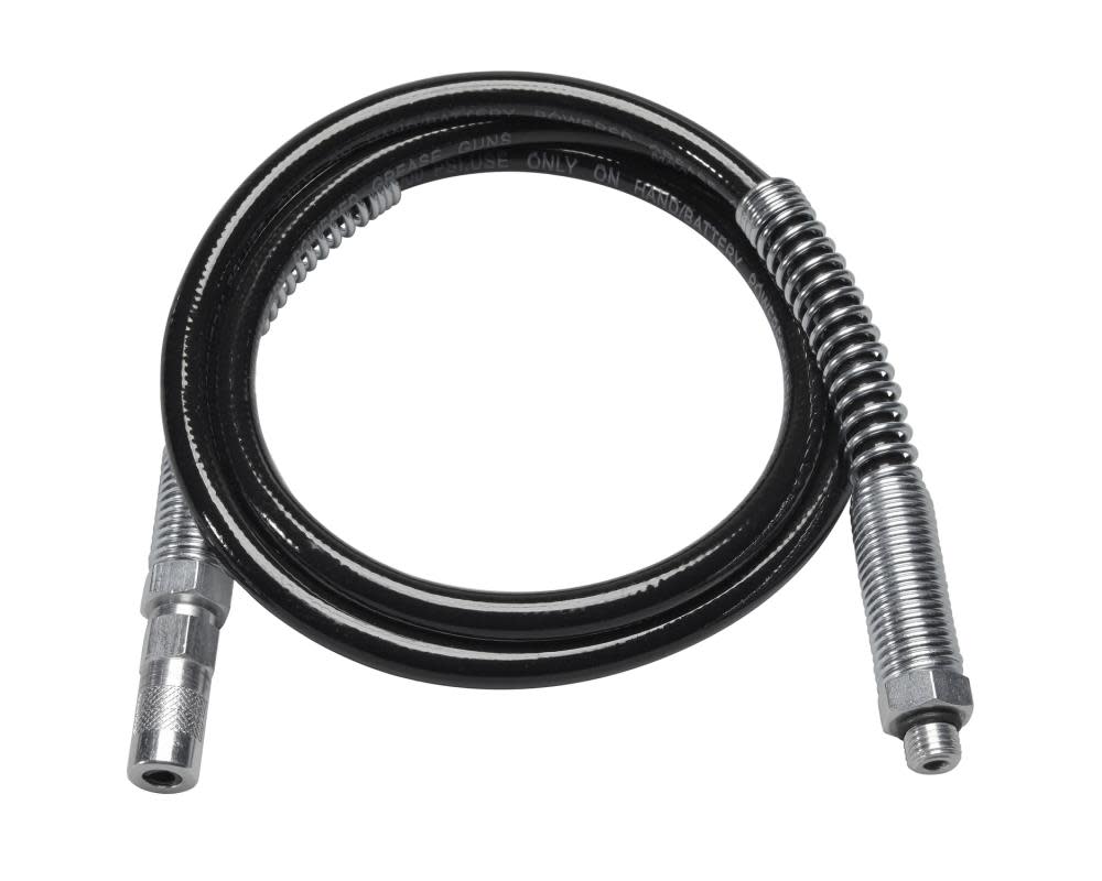 MW 48 in. Grease Gun Replacement Hose with HP Coupler 49-16-2647 from MW