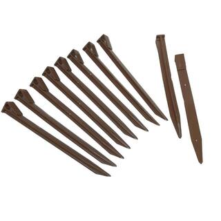 Master Mark Terrace Board Stakes in Brown (20-Pack) 99302