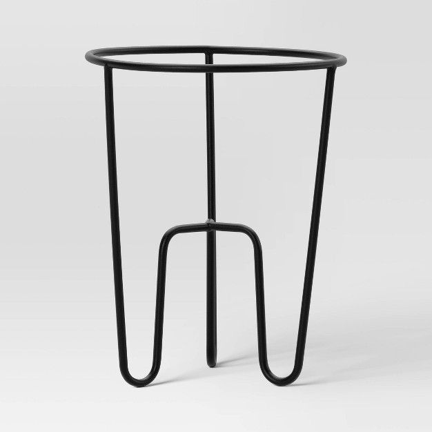 Iron Indoor Outdoor Plant Stand Black