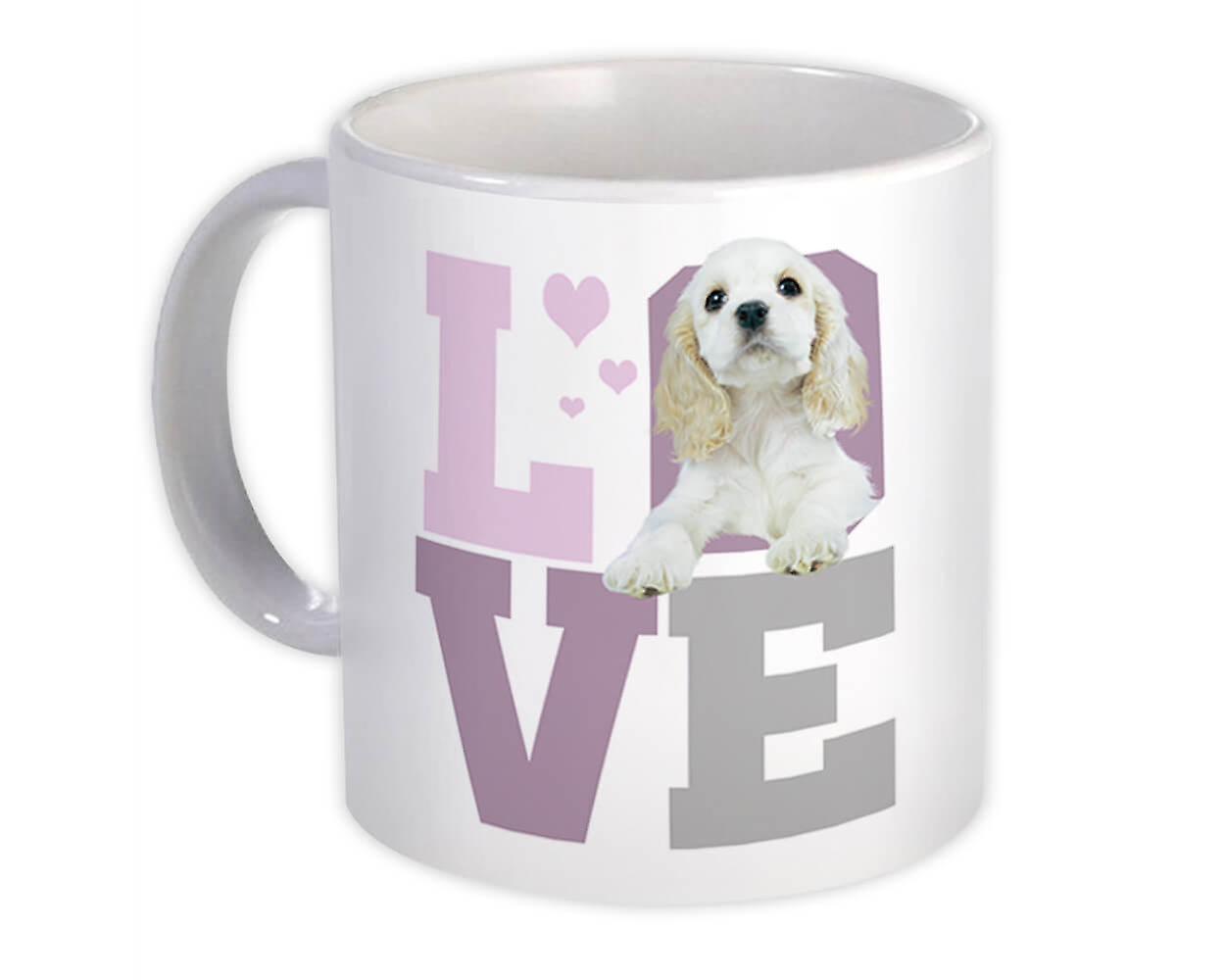 Gift Mug: Love Cocker Spaniel Dog