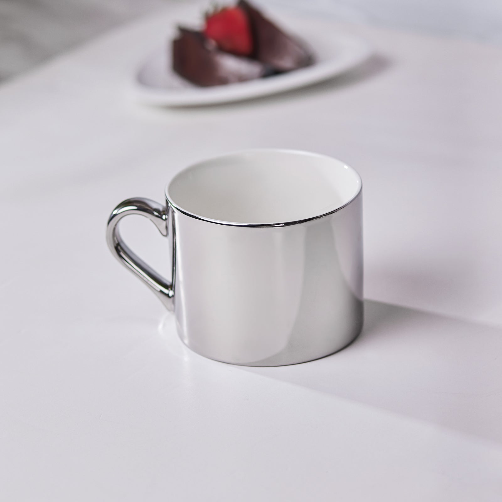 Karaca Shiny Silver Mug 153.03.06.1262