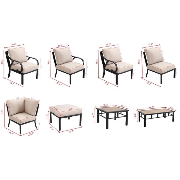 Patio Festival Outdoor WaveArm Chair with Cushions