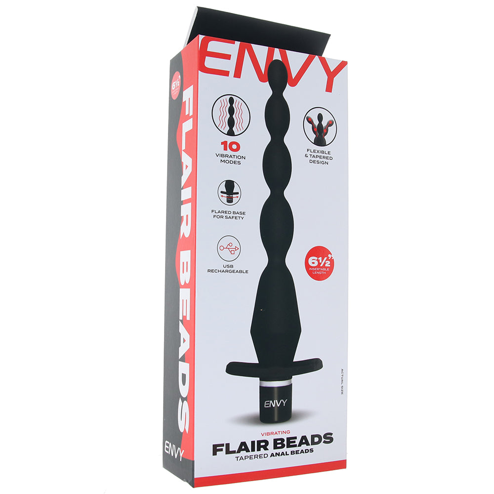 Envy Flair Tapered Anal Beads Vibe