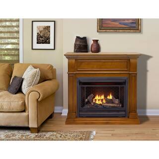 BLUEGRASS LIVING 26000 BTU Vent Free Natural Gas Fireplace System - Remote Control B300RTN-4-AS