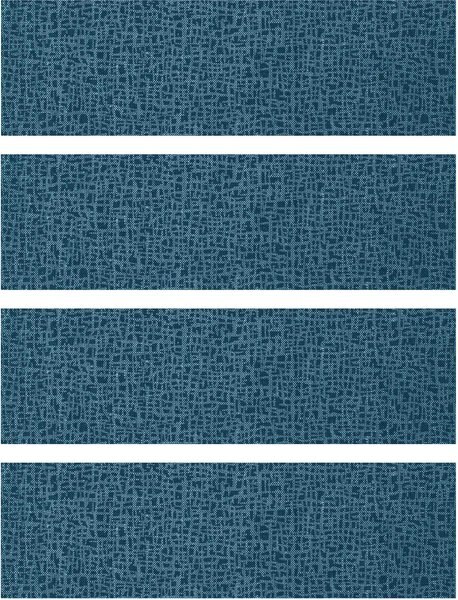 Bungalow Flooring FlorArt Hedgerow Bustle Navy Indoor Stair Treads， 4-pack