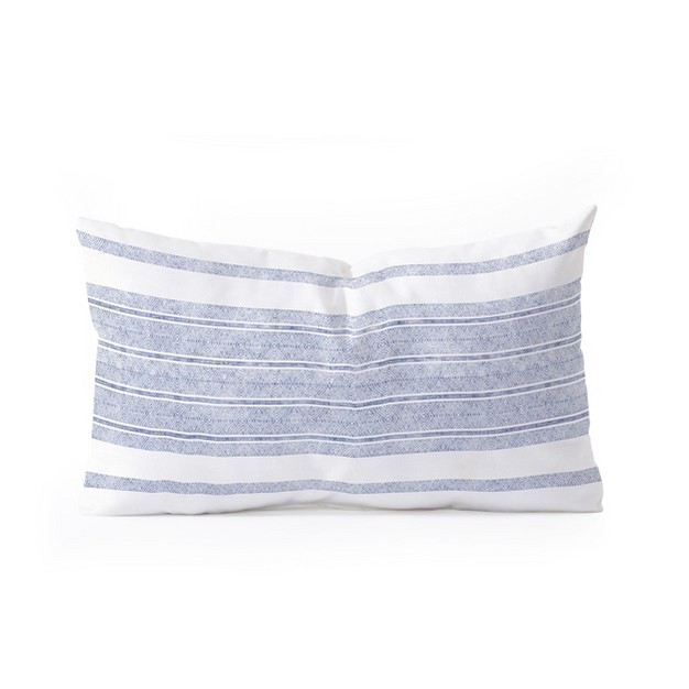 Holli Zollinger Capri Stripes Oblong Throw Pillow Society6