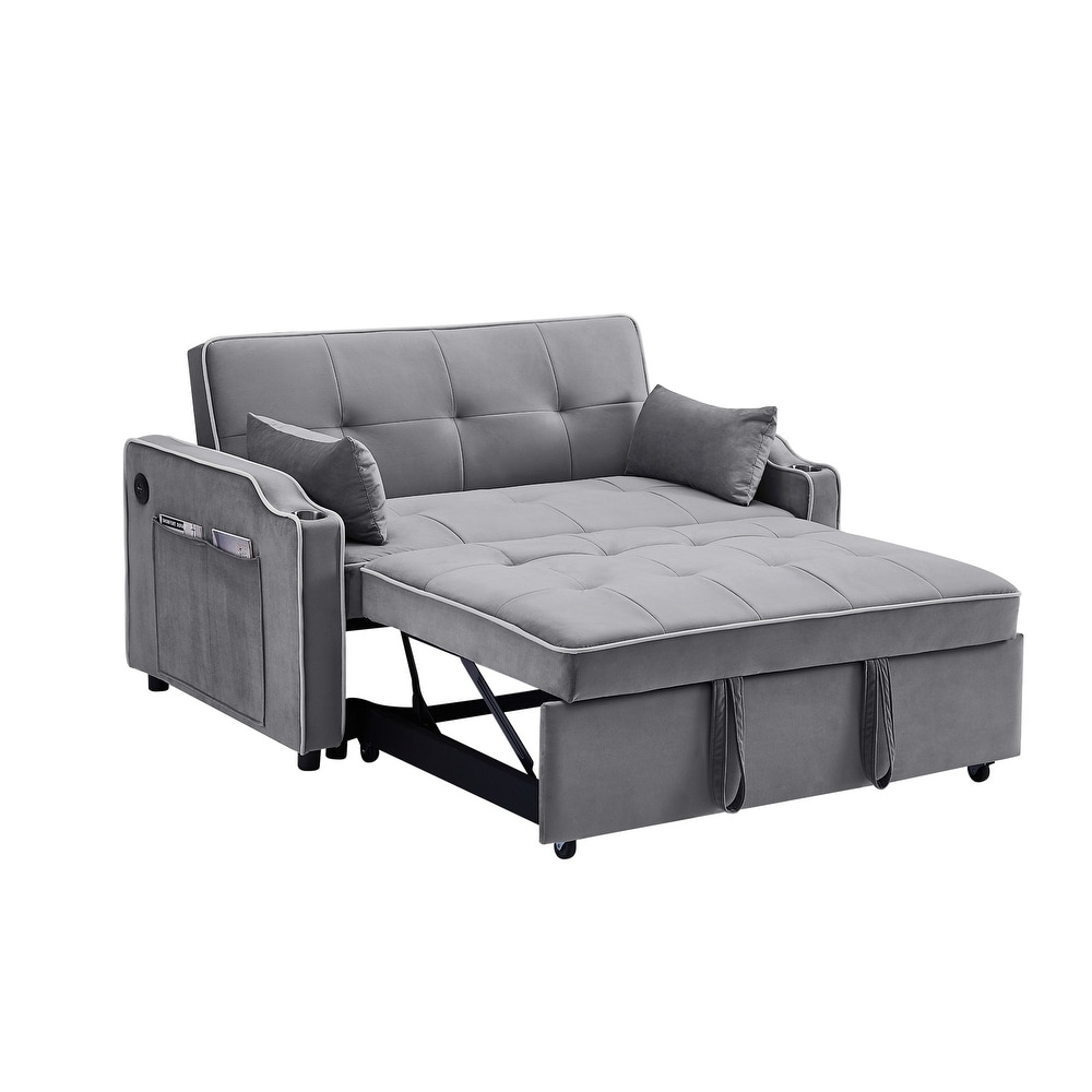 Ouyessir 3 in 1 Multi Functional Convertible Sleeper Sofa Bed