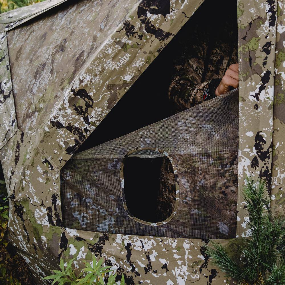 Barronett Blinds Big Cat Heavy-Duty Crater Thrive Big and Tall Hunting Blind BCHD350CT