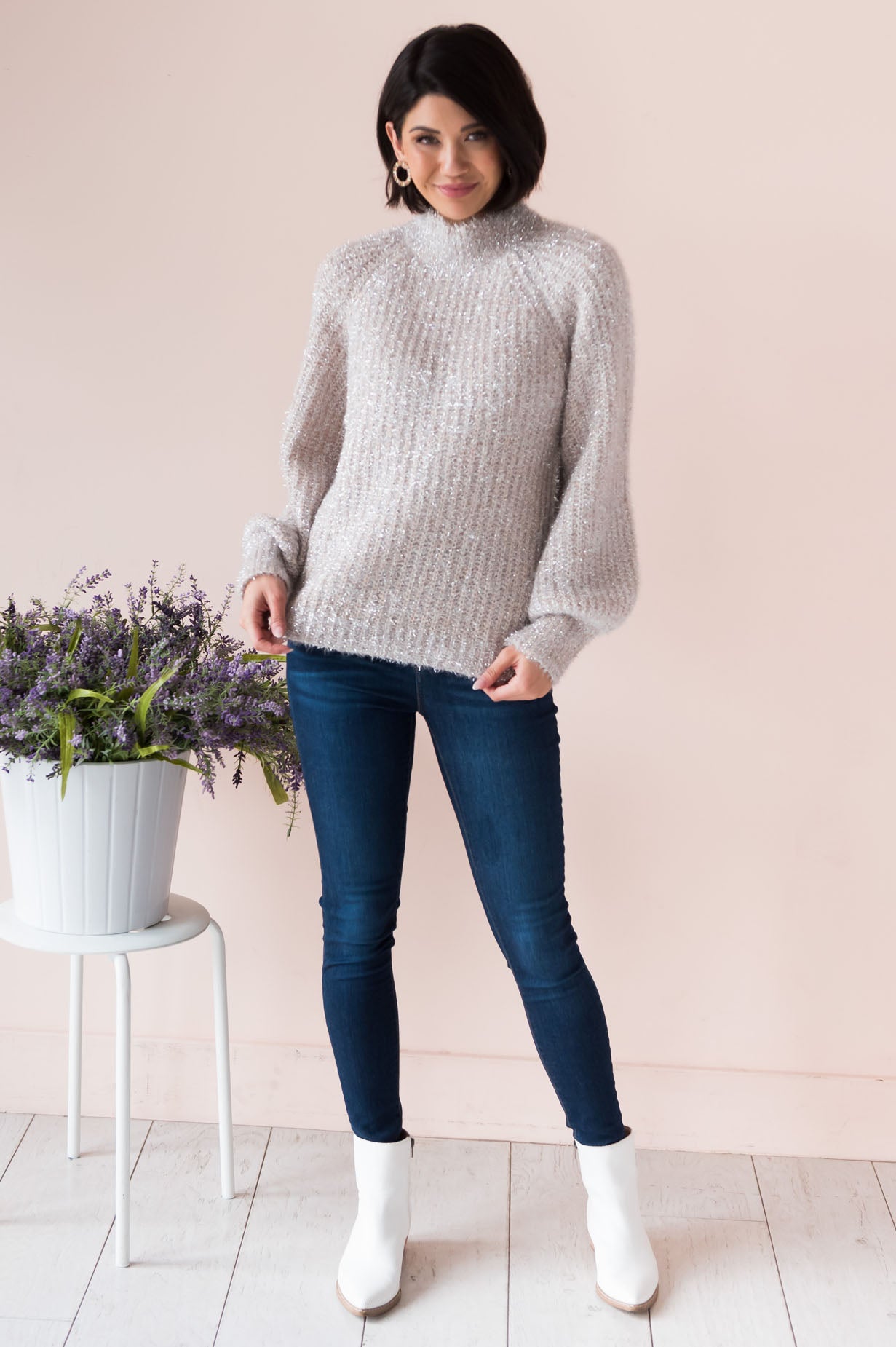 Sweet Beginnings Modest Sweater