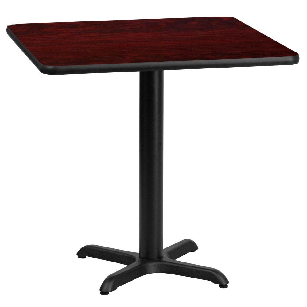 24'' Square Laminate Table Top with 22'' x 22'' Table Height Base   24\