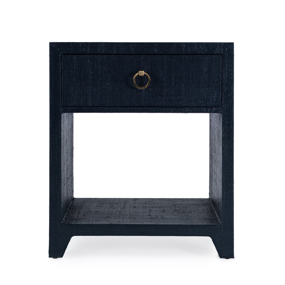 Bar Harbor Raffia 1 Drawer Nightstand