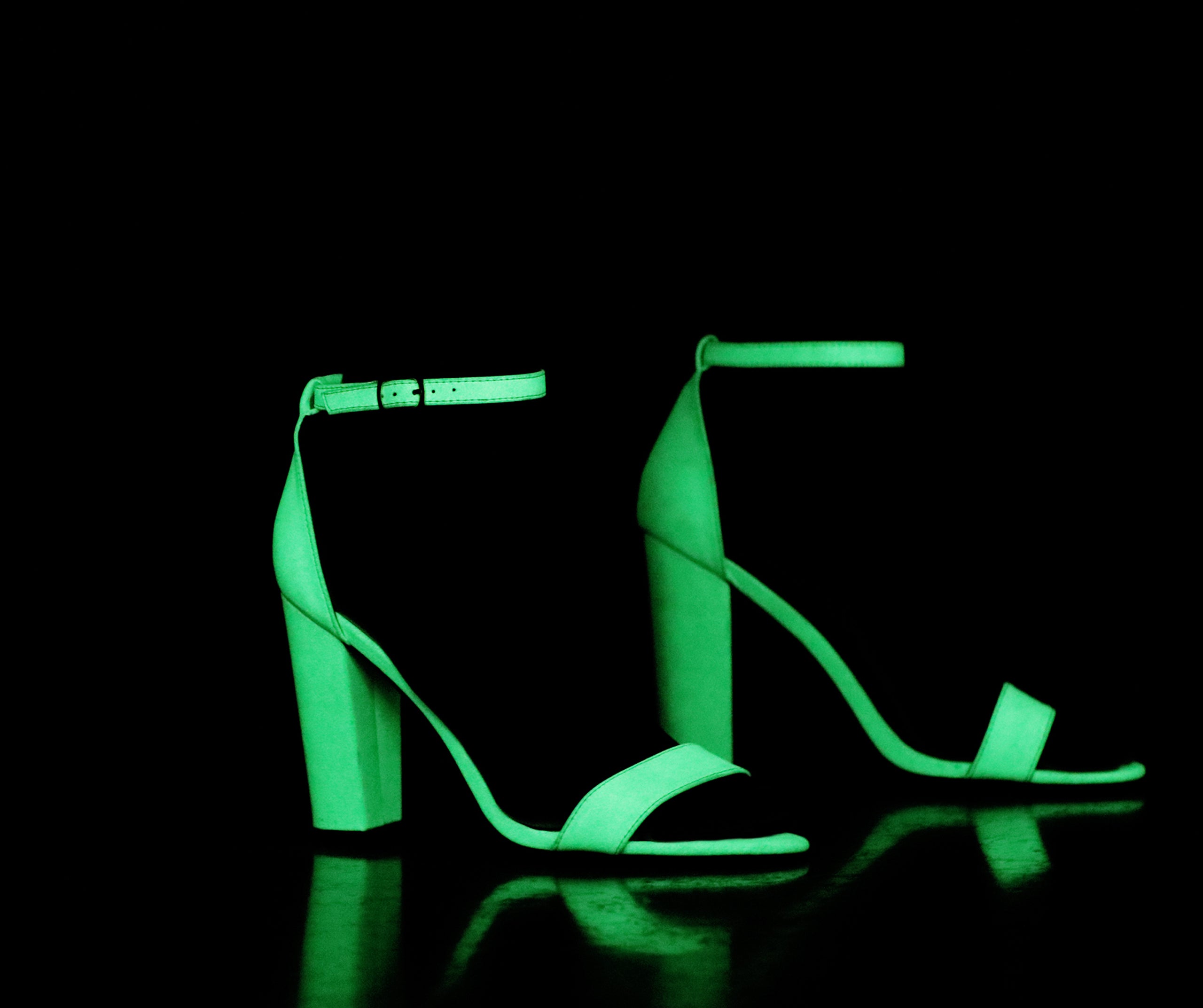 Glow In The Dark Block Heels