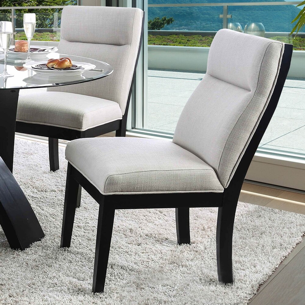 Zibo Contemporary Black 5 Piece Dining Set by Furniture of America