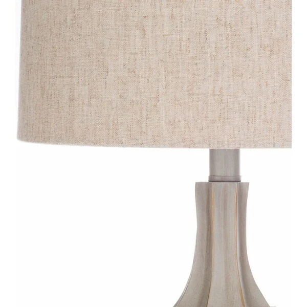 Buckingham Distressed Grey Table Lamp