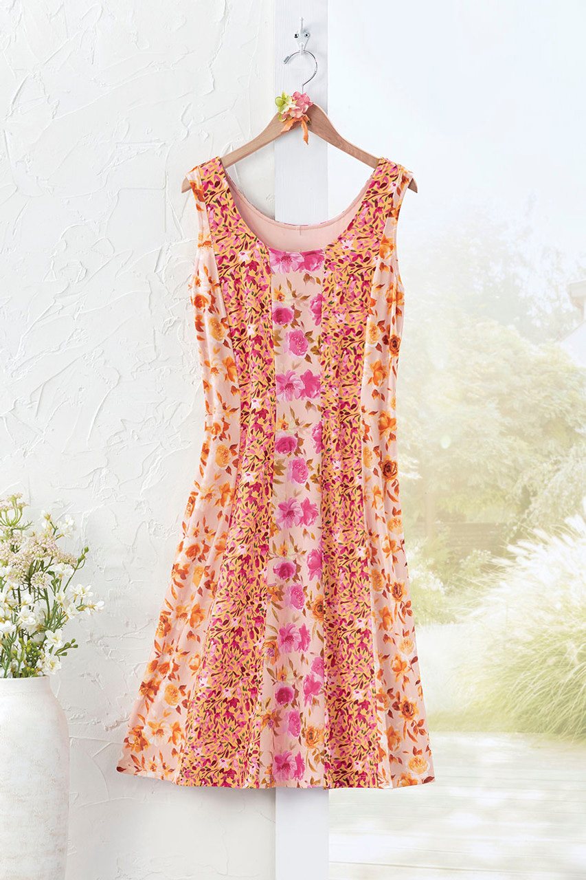 Floral Fusion Tank Dress