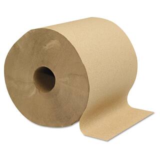 GEN Hardwound Towels Brown 1-Ply Brown 800ft (6 Rolls per Carton) GEN1825