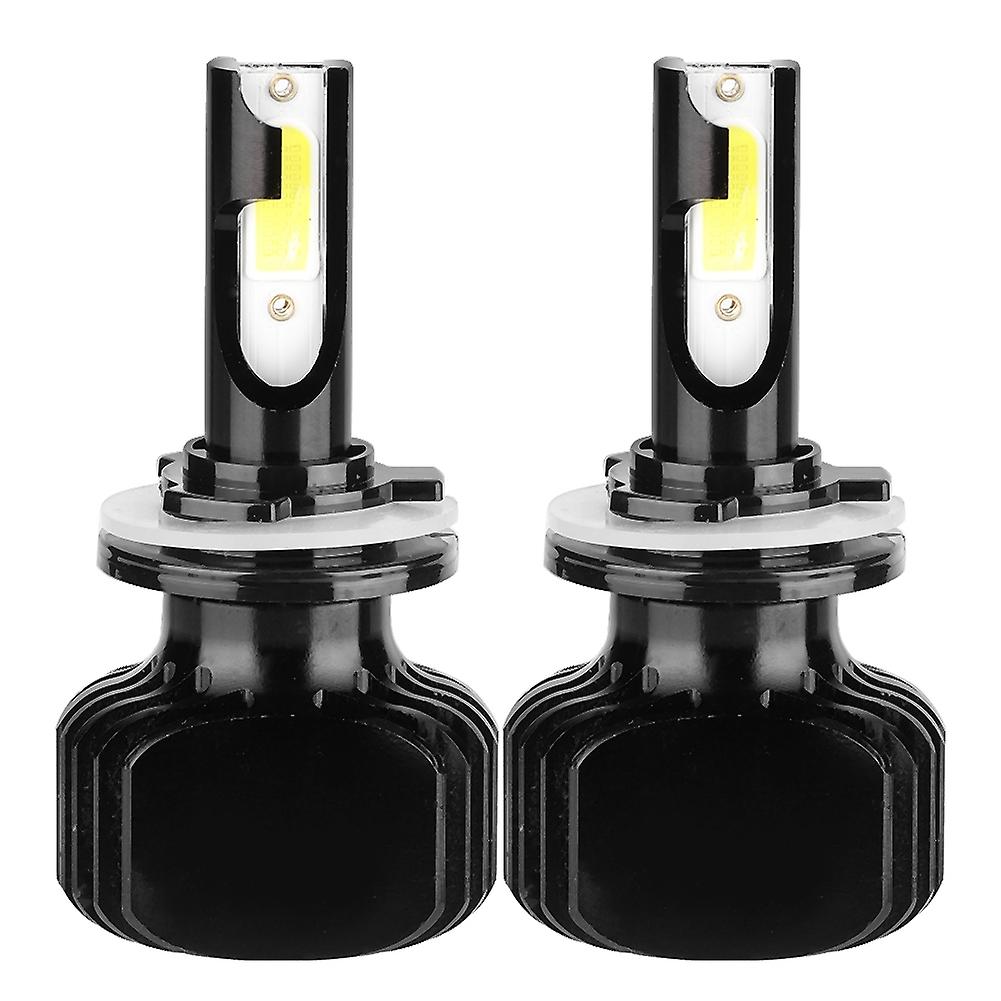 2pcs H15(h/l) 60w 6000k Fanless Led Car Headlight Bulbs Headlamp