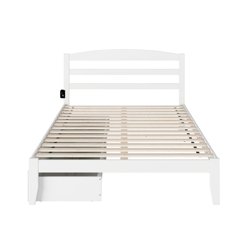 Warren Platform Bed with 2 Storage Drawers