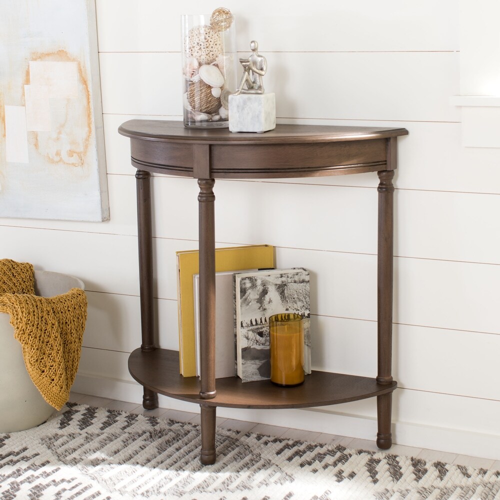 SAFAVIEH Tinsley Half Moon Console Table   28\