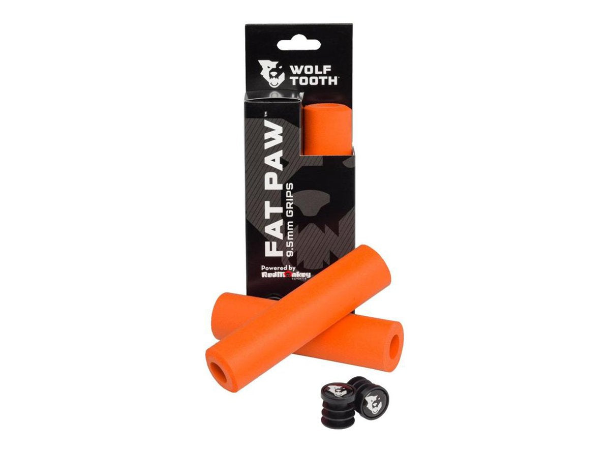 Wolf Tooth Components Fat Paw Grips - Orange