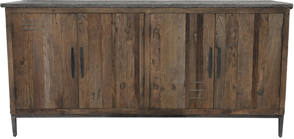 Ellen 4-Door 71 Reclaimed Elm Sideboard