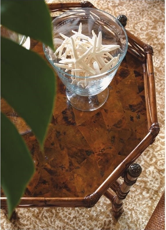 Tommy Bahama Island Estate Key Largo End Table   Tropical   Side Tables And End Tables   by Homesquare  Houzz