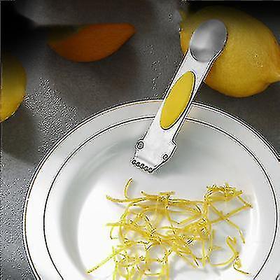 3-in-1 Stainless Steel Citrus Peeler， Lemon Peeler And Fruit Grater， With Ergonomic Non-slip Handle