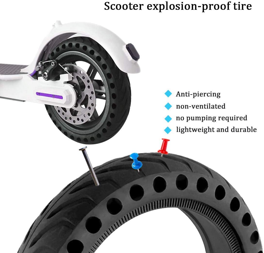 ASTVSHOP Solid Tire Wheel's Replacemen Accessories for Electric Scooter Xiaomi Mi m365